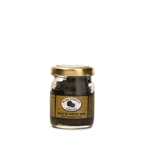 Salsa di tartufi neri invernali 50g — Mari Fedele Tartufi, Campello sul Clitunno